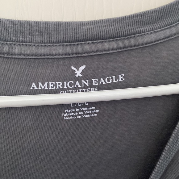 AMERICAN EAGLE Super Soft Long-Sleeve Graphic T-Shirt - Picture 2 of 3